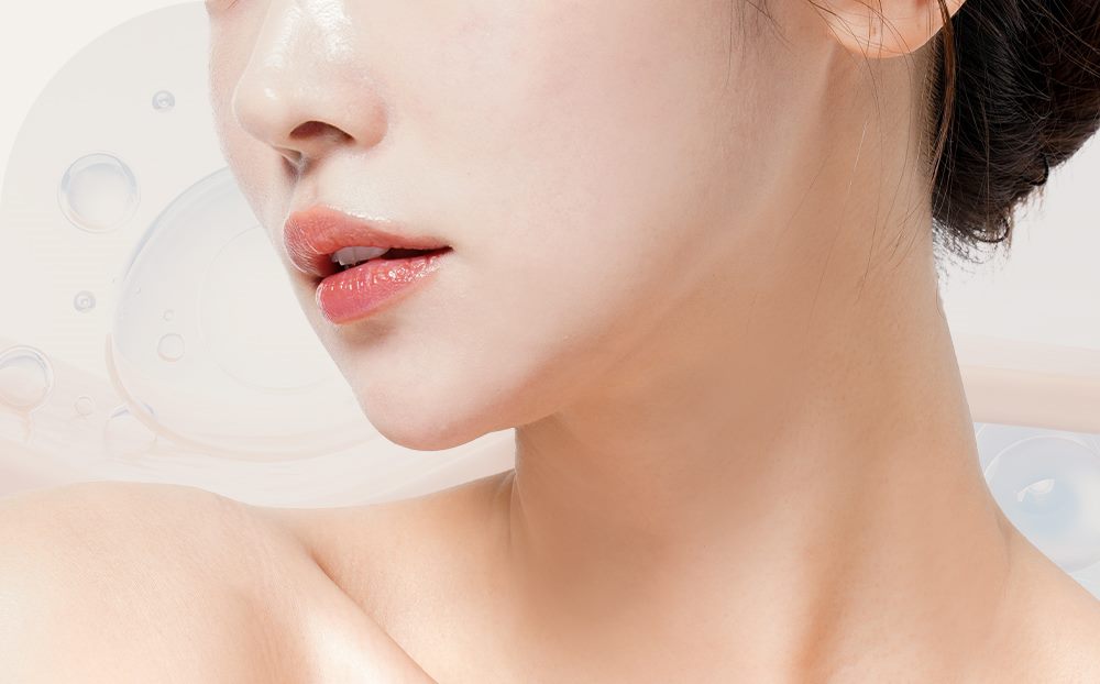 입술과 볼 부위 사진